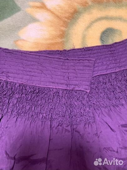 Юбка натуральный шелк 46 48