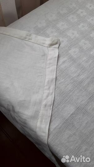 Льняные скартерти СССР б/у белые