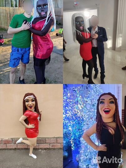 Ростовые куклы,белый мишка,чебурашка,зайка