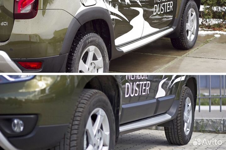 Накладки на арки + молдинги Renault Duster RA
