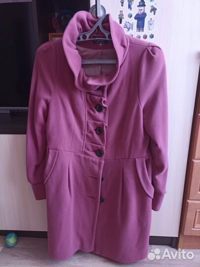Продам пальто, цвет розовый,производство Россия