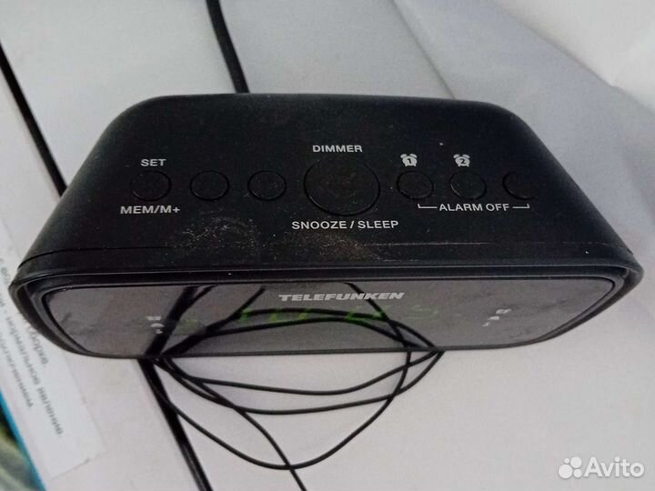 Радио будильник telefunken