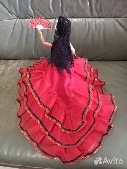 Кукла испанка танцовщица 35 см