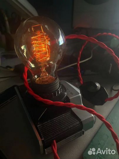 Светильник ночник из фотоаппарата зенит