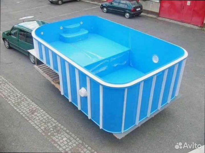 Пластиковый бассейн прямоугольный от производителя