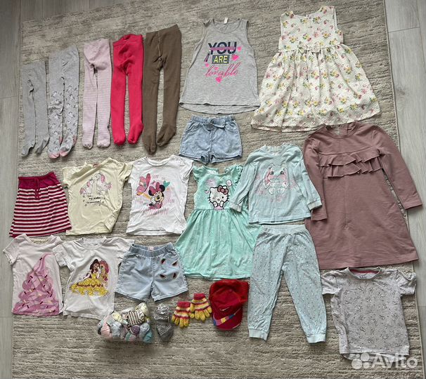 Вещи и обувь пакетом на девочку 92,98,104,110,116