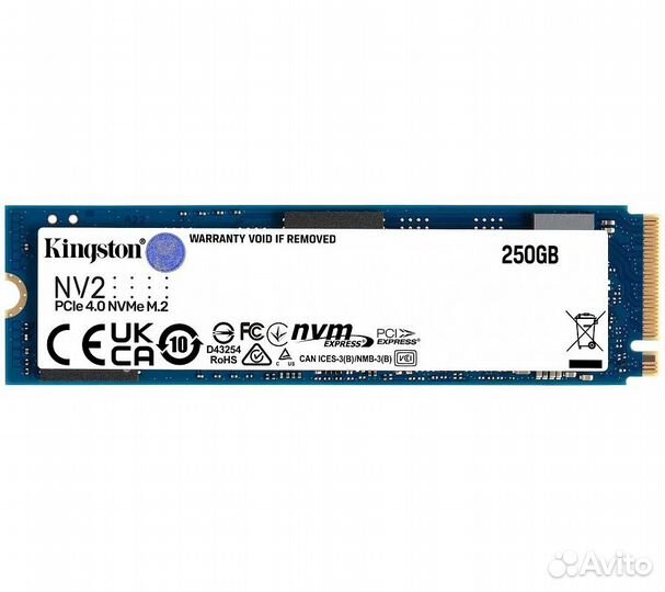 Жесткий диск SSD M.2 Kingston250Gb (SNV2S/250G)