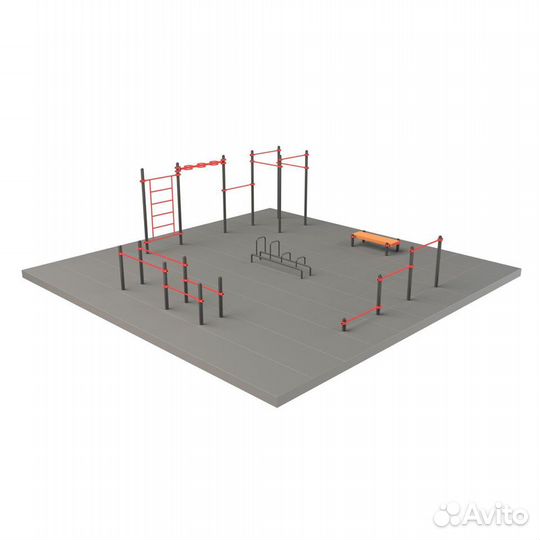 Спортивная площадка 100 кв.м S-1001