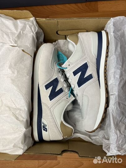 Кроссовки NB 574 бежевые