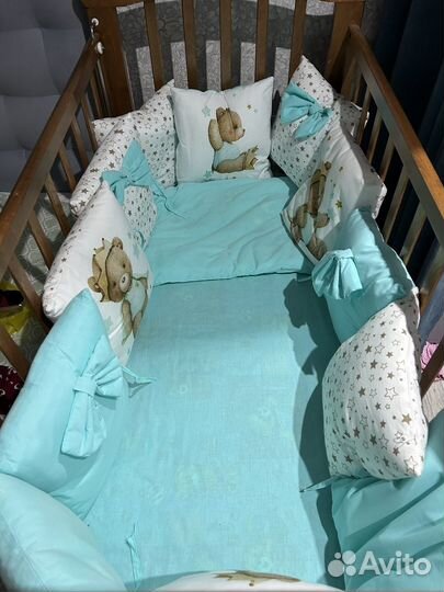 Бортики в детскую кроватку