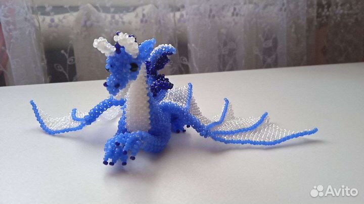 Дракон из бисера