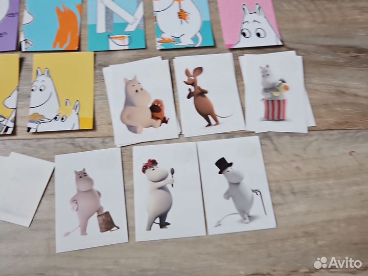 Наклейки для журнала муми- тролли