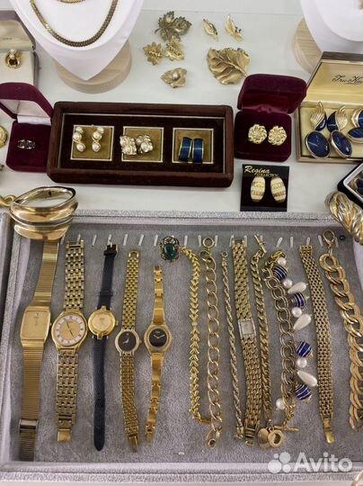 Винтажные украшения, клипсы, серьги, броши