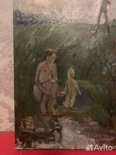 Картина Соцреализм Иванова Т.Е 1938 г р 55х40