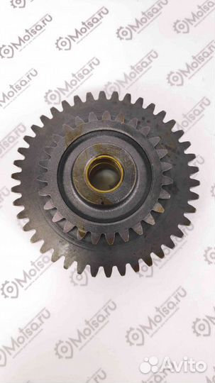 Блок шестерен Урал заднего хода и пускового механи