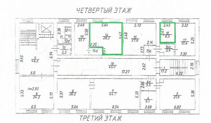 Офисы, 8 / 30 м²