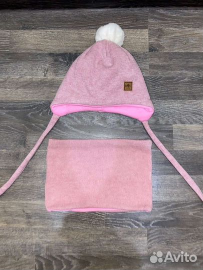 Комплект шапка и снуд (46-50)