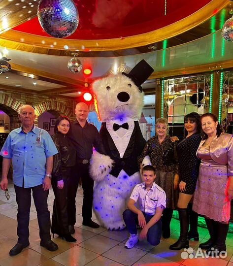 Ростовые куклы - Белые Мишки поздравление сюрприз