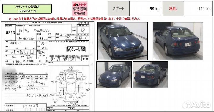 Блок предохранителей Toyota Altezza GXE10