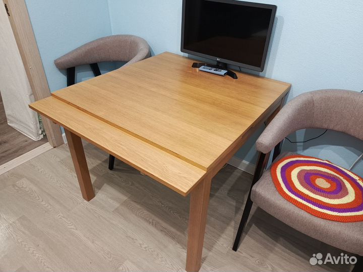 IKEA bjursta кухонный стол раскладной бу