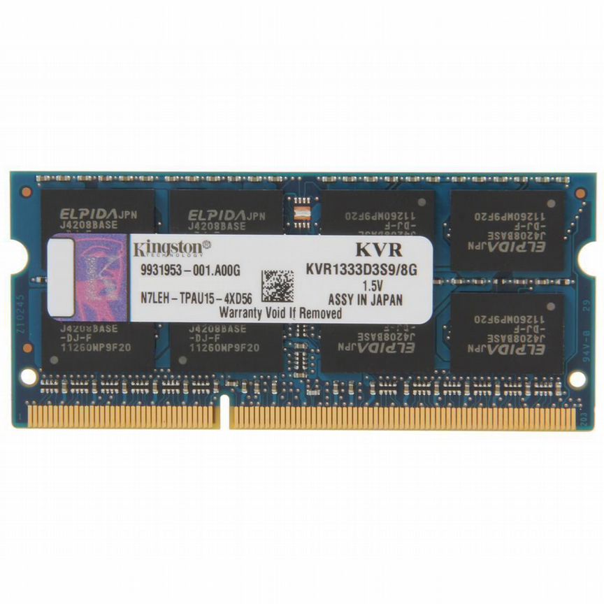 [KVR1333D3S9/8G] Оперативная Память Kingston 8gb Kvr1333d3s9/8g