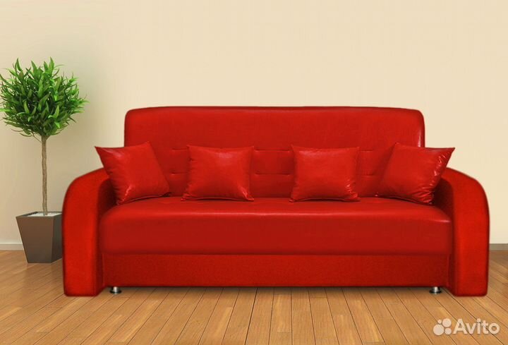 Диван из экокожи от фабрики