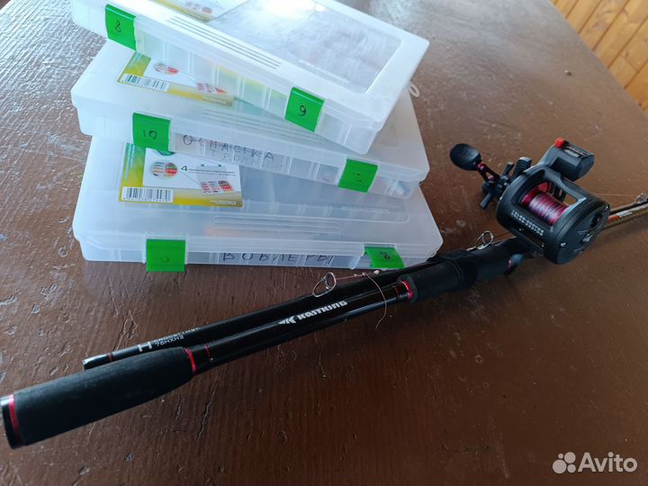 Набор для ловли троллингом