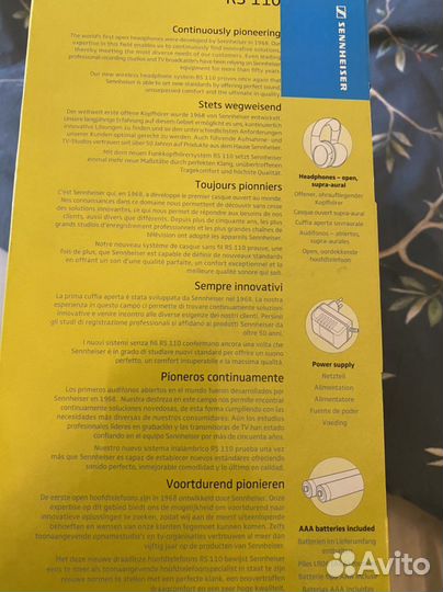 Беспроводные наушники sennheiser