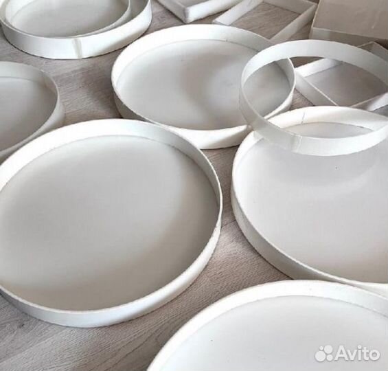 Круглая форма для заливки эпоксидной смолы