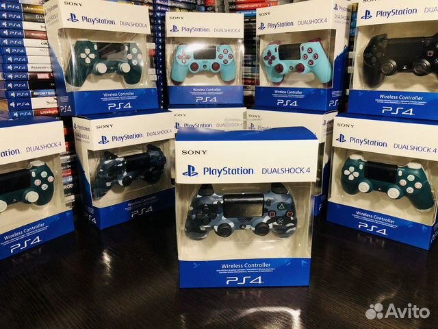Dualshock 4 v2 синий камуфляж