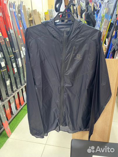 Куртка salomon bonatti aero hoodie U ebony LC17419