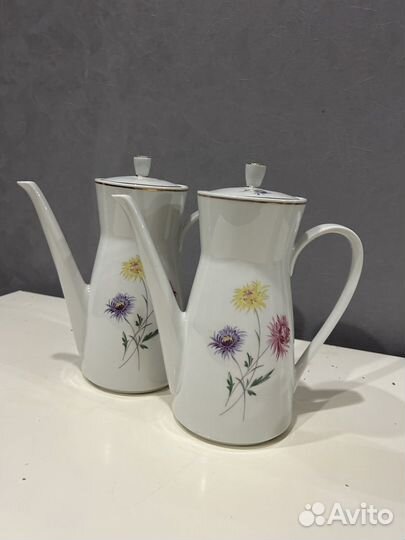 Чайники фарфоровые СССР