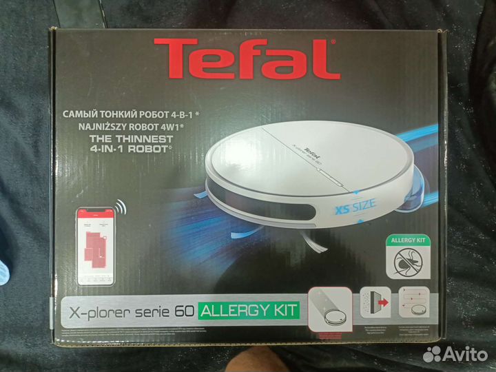Робот пылесос tefal 60