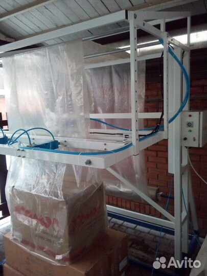 Машина для упаковки поддонов в пэ пленку