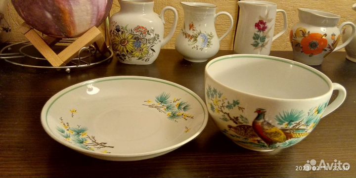 Чашка гигант,Фазаны, СССР