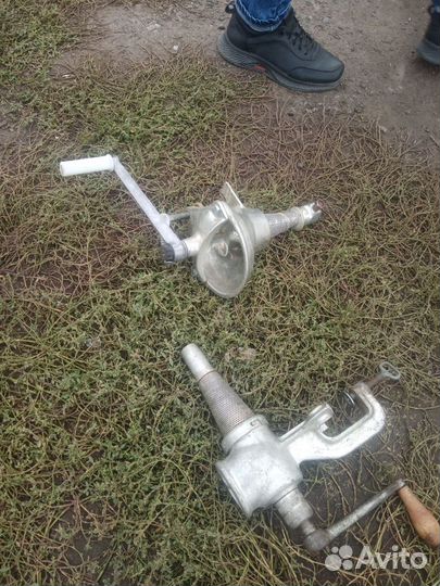 Соковыжималка шнековая ручная. СССР