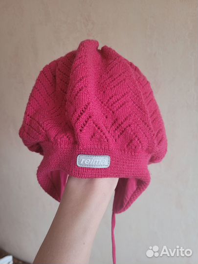 Шапка - берет Reima малиновая, размер 52