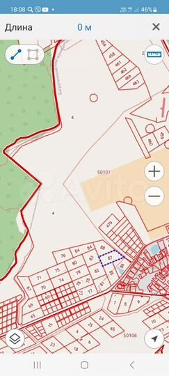 Участок 80,9 сот. (СНТ, ДНП)