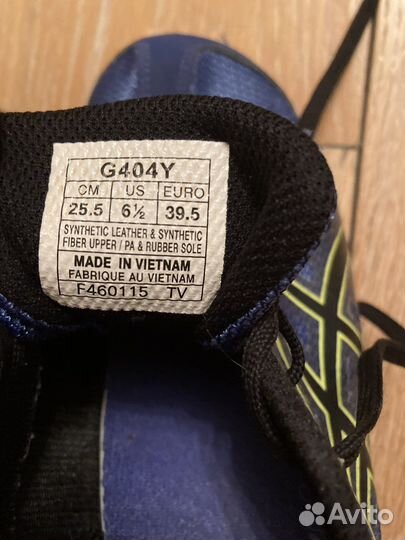 Футзалки Шиповки Asics на 38,5