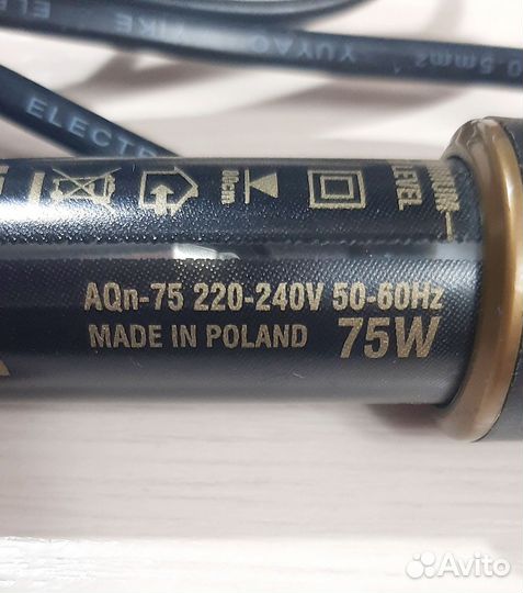 Обогреватель для аквариума Aquael Gold, 75 вт