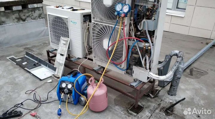 Заправка кондиционеров фреоном, чистка диагностика