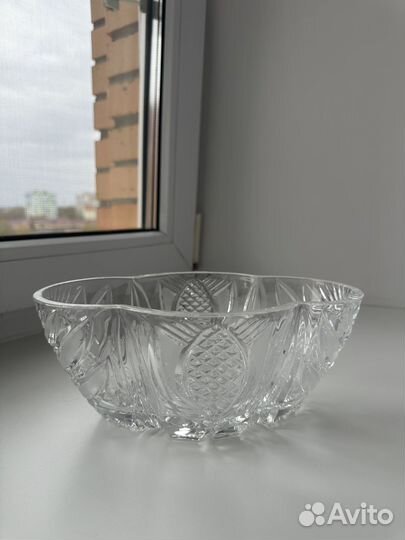 Салатник хрустальный