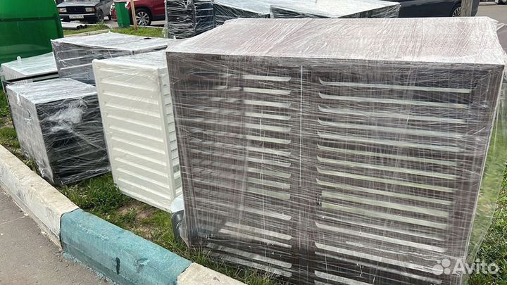 Корзина для блока кондиционера на фасад