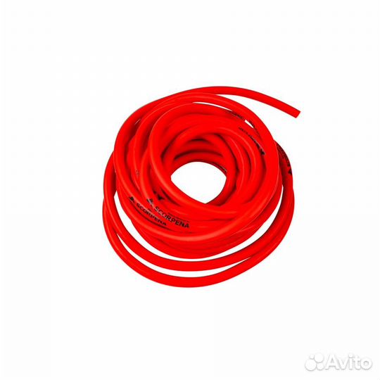 Тяга d18мм Scorpena RED, на отрез 10 см, двухкомпо