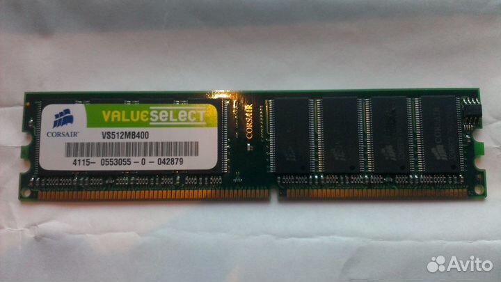 Память corsair vs 512 mb 400