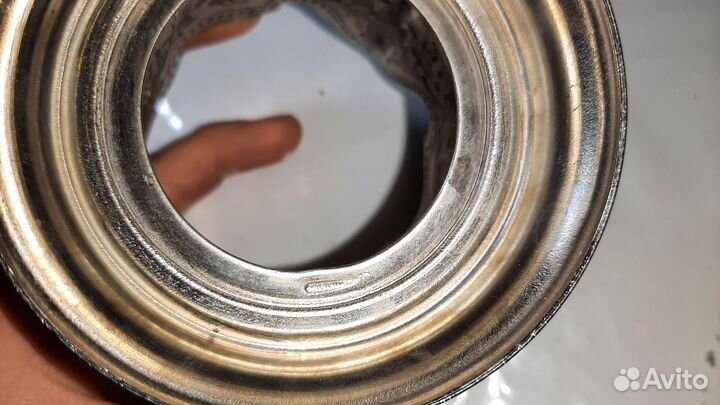 Подстаканник никелированный с чернью мнц СССР