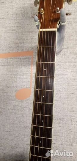 Акустическая гитара fender pm-3