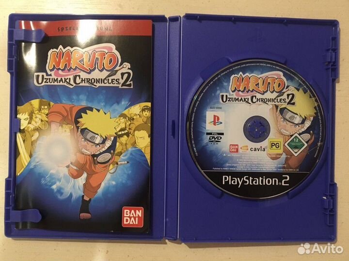 Диск Naruto Uzumaki Chronicles 2, ps2