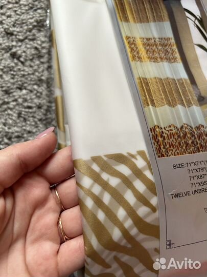 Шторка для ванной новая 180x180