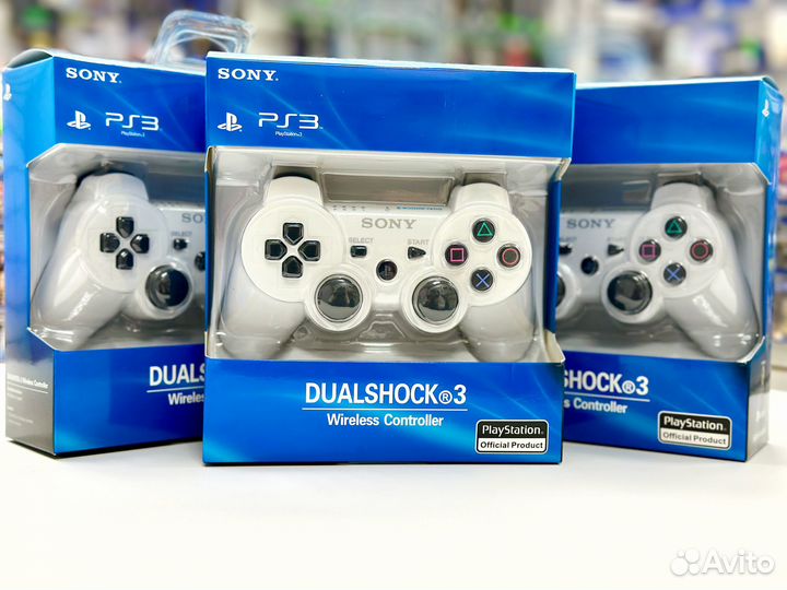 Геймпад DualShock Реплика Белый (PS3) NEW